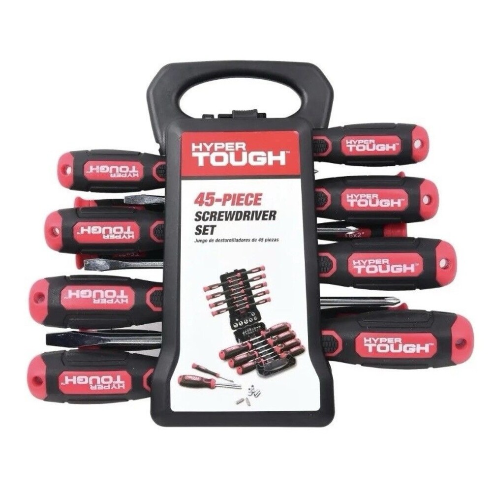 Hyper Tough 45 Piece Screwdriver Tool Set